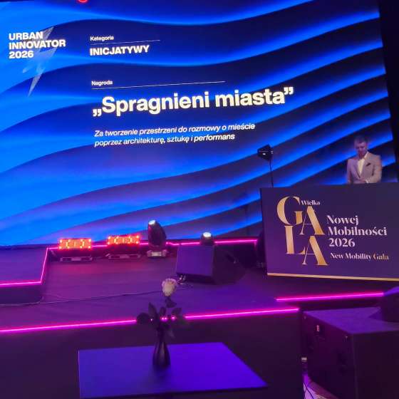 Nagroda Główna Urban Innovator 2026 dla „Spragnieni Miasta”! - 2