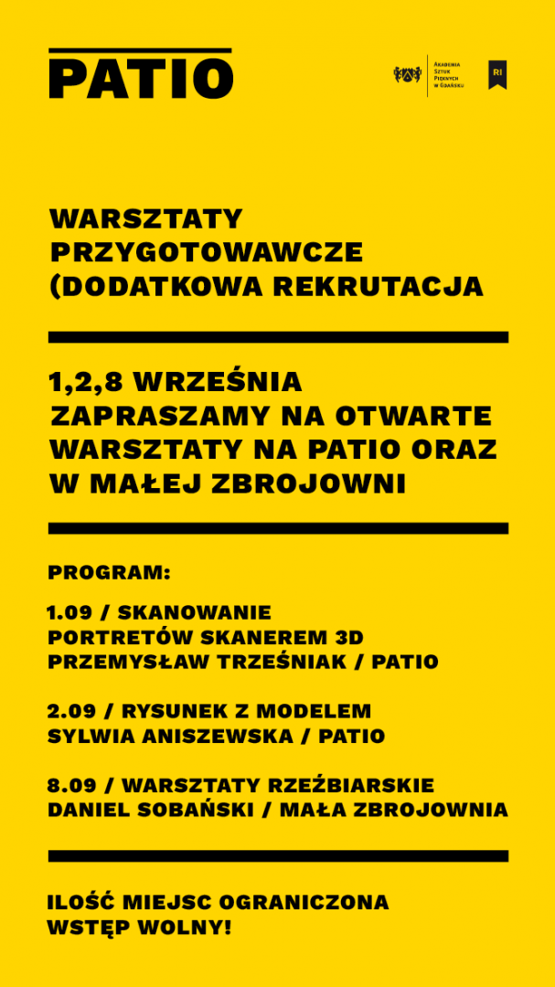 Warsztaty przygotowawcze (rekrutacja wrześniowa)