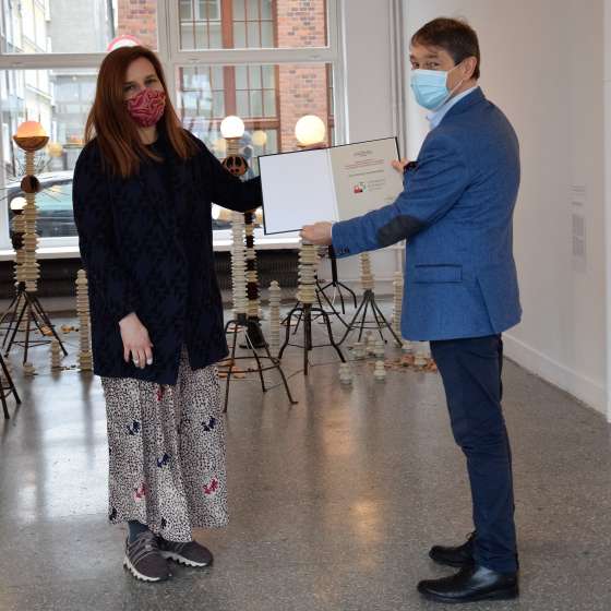 Gdańskie Biennale Sztuki 2020. Patrycja Orzechowska z nagrodą Rektora  - 1