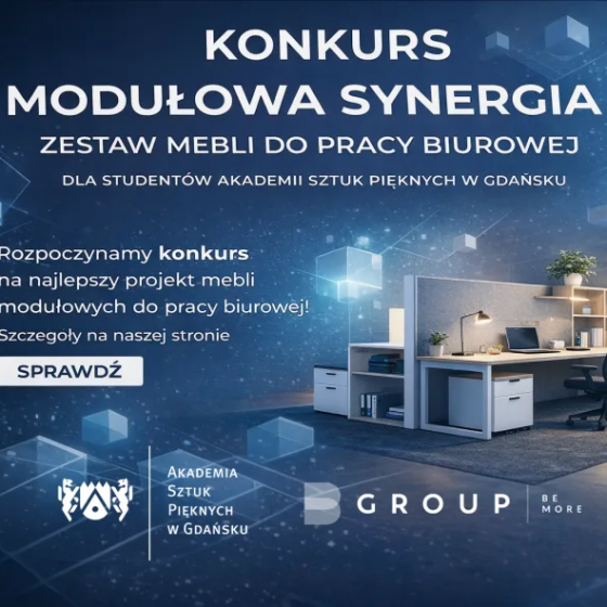 Wyniki konkursu „Modułowa Synergia – zestaw mebli do pracy biurowej”
