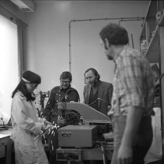 Warsztaty w katedrze Wzornictwa, Prof. Jacka Popka, 1980-1982 [II/193/7] 