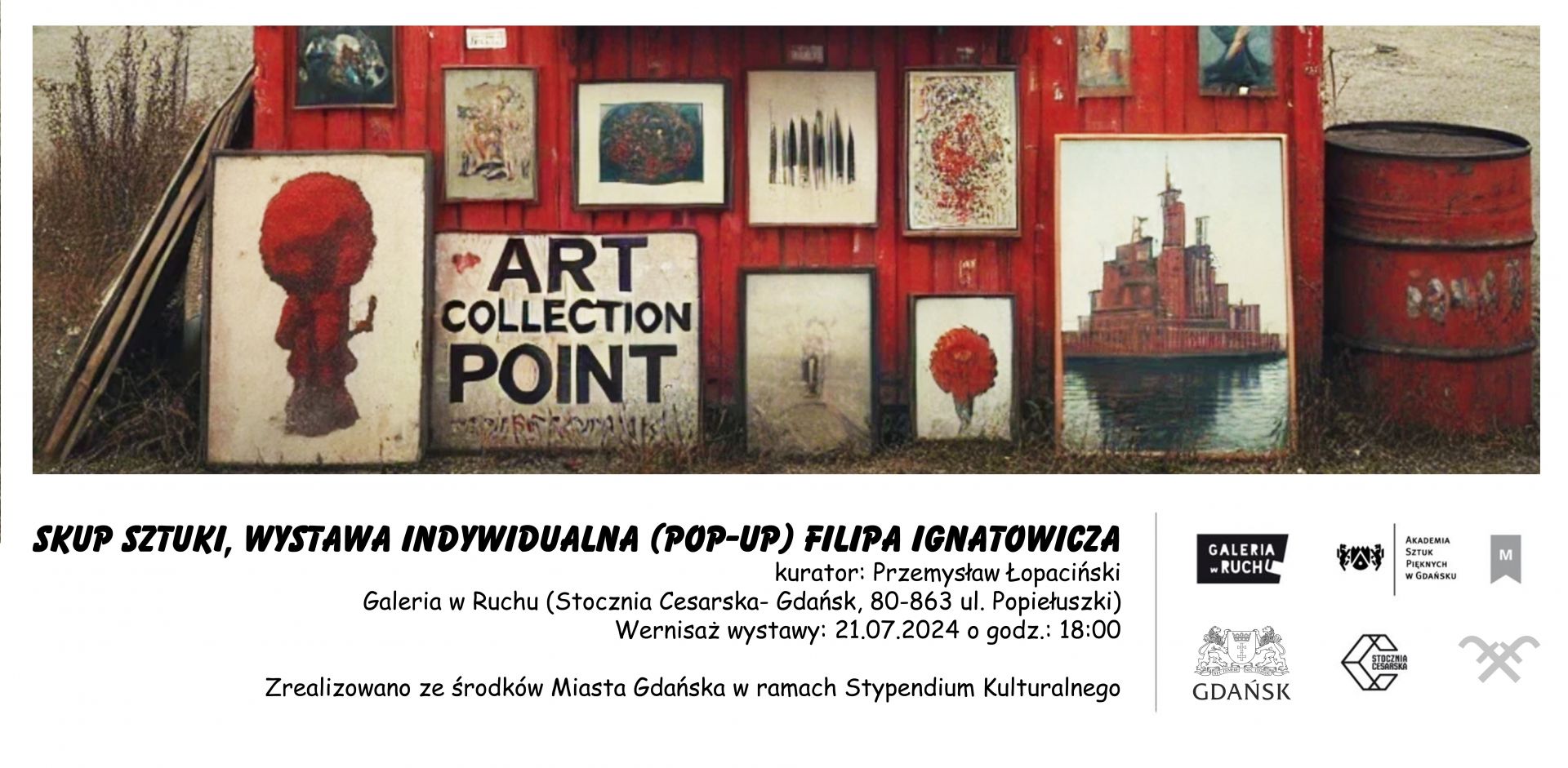 SKUP SZTUKI, WYSTAWA INDYWIDUALNA (POP-UP) Filipa Ignatowicza