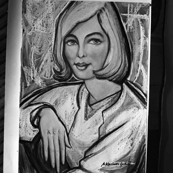 Maria Wlazłowska portrety akwarelowe, 1966 [X/25/187]