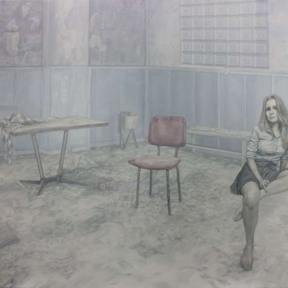 6 listopad 2014 r., olej na płótnie, 100x120cm, 2015