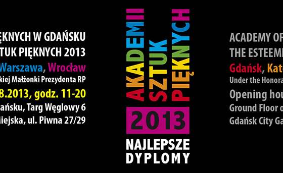 Baner | Najlepsze Dyplomy 2013 Akademii Sztuk Pięknych