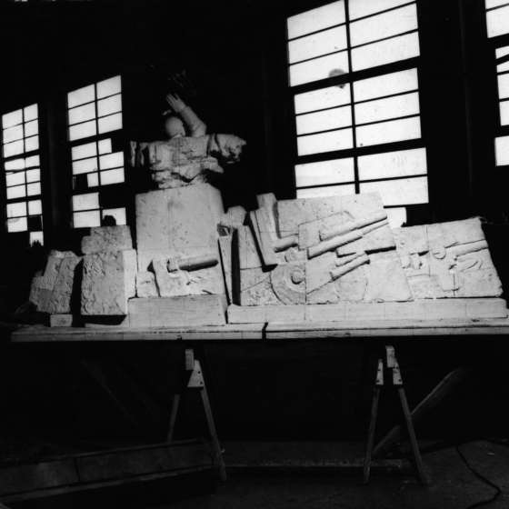 Projekt pomnika w pracowni; 1978-1980; I/A/6/7