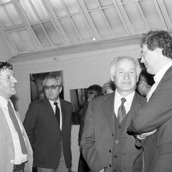 prof. Włodzimierz Łajming, doc. Bohdan Borowski, prof. Franciszek Duszeńko, prof. Stanisław Radwański