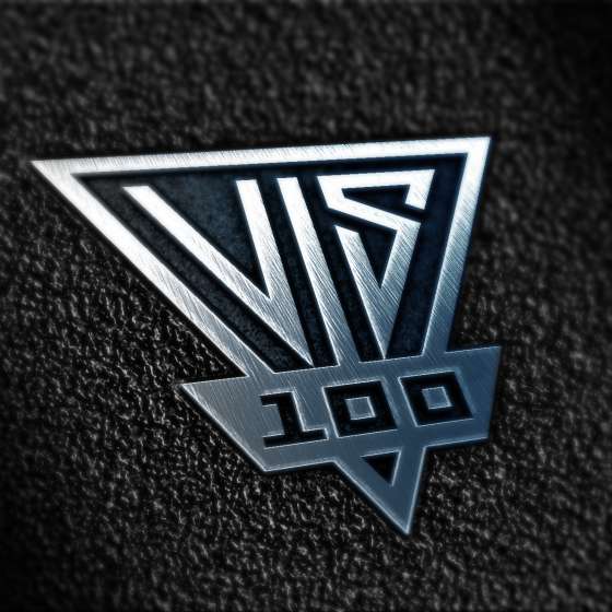 Projekt logotypu dla pistoletu VIS 100, dla Fabryki Broni Radom, 2018