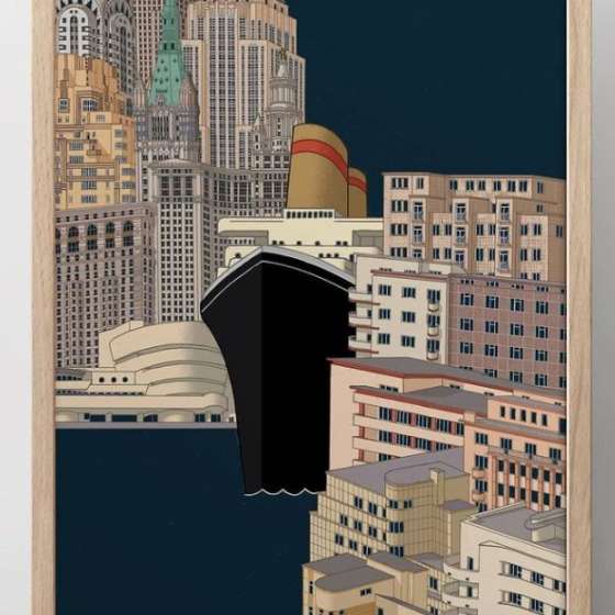  100 lat Portu Gdynia w ilustracjach naszego studenta, Jana Rutki 