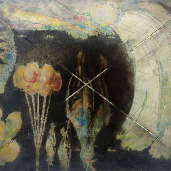 Bez tytułu, dyptyk, olej na płótnie, 100x130cm