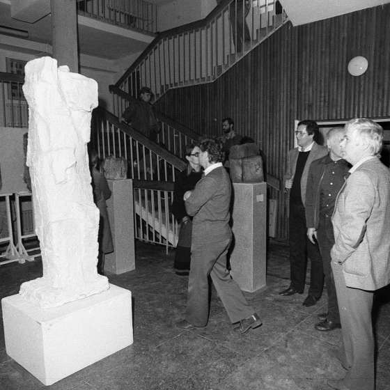 Obrony prac dyplomowych na Wydziale Rzeźby, 1980 [I/28/18]