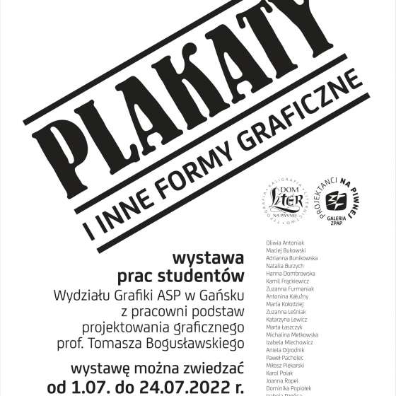 Plakaty i inne formy graficzne. Wystawa studencka 