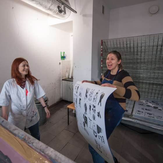 Warsztaty Akademia Otwarta | Serigrafia