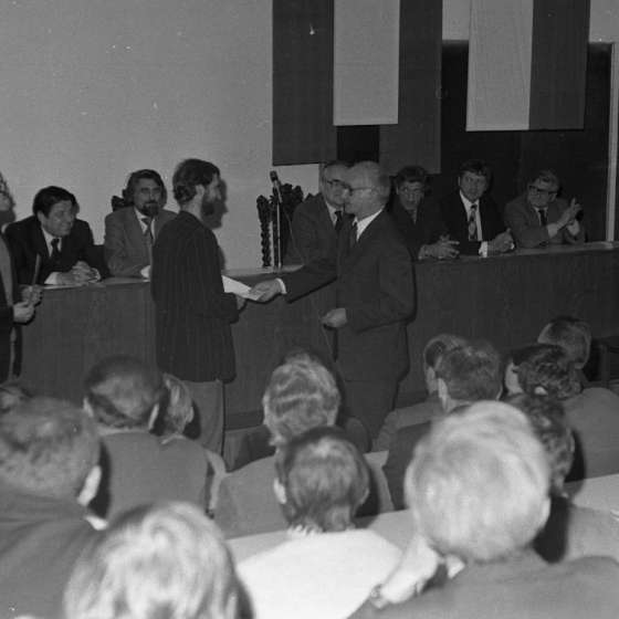 Zakończenie roku akademickiego 1981/1982.