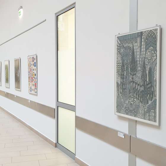 Wystawa studentów Wydziału Grafiki w Uniwersyteckim Centrum Klinicznym - 5