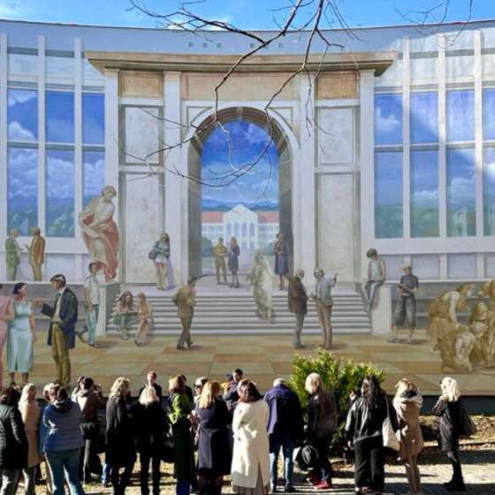 Mural Szkoła Ateńska 2024