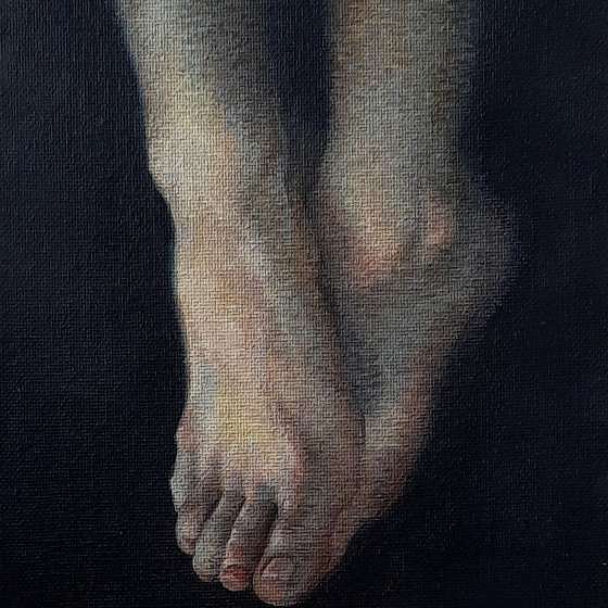 Bez tytułu, Technika olejna, 18x24 cm, 2020