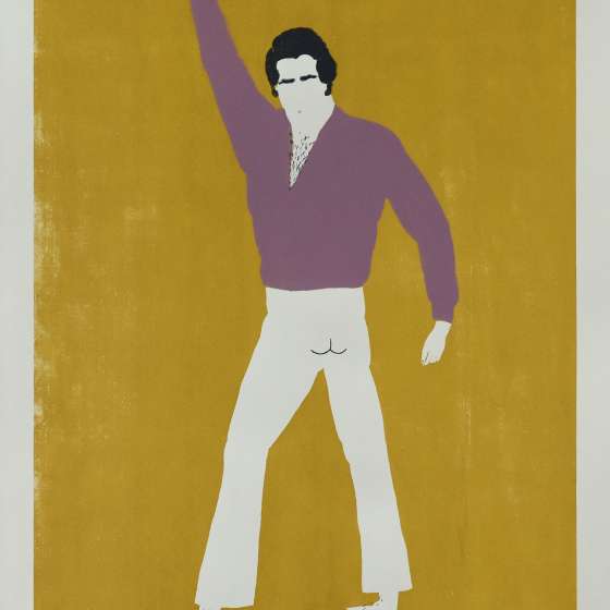 Travolta, 100x70 cm, serigrafia     