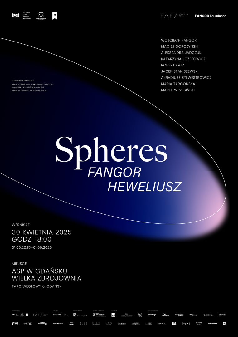Wystawa Spheres. Fangor - Heweliusz