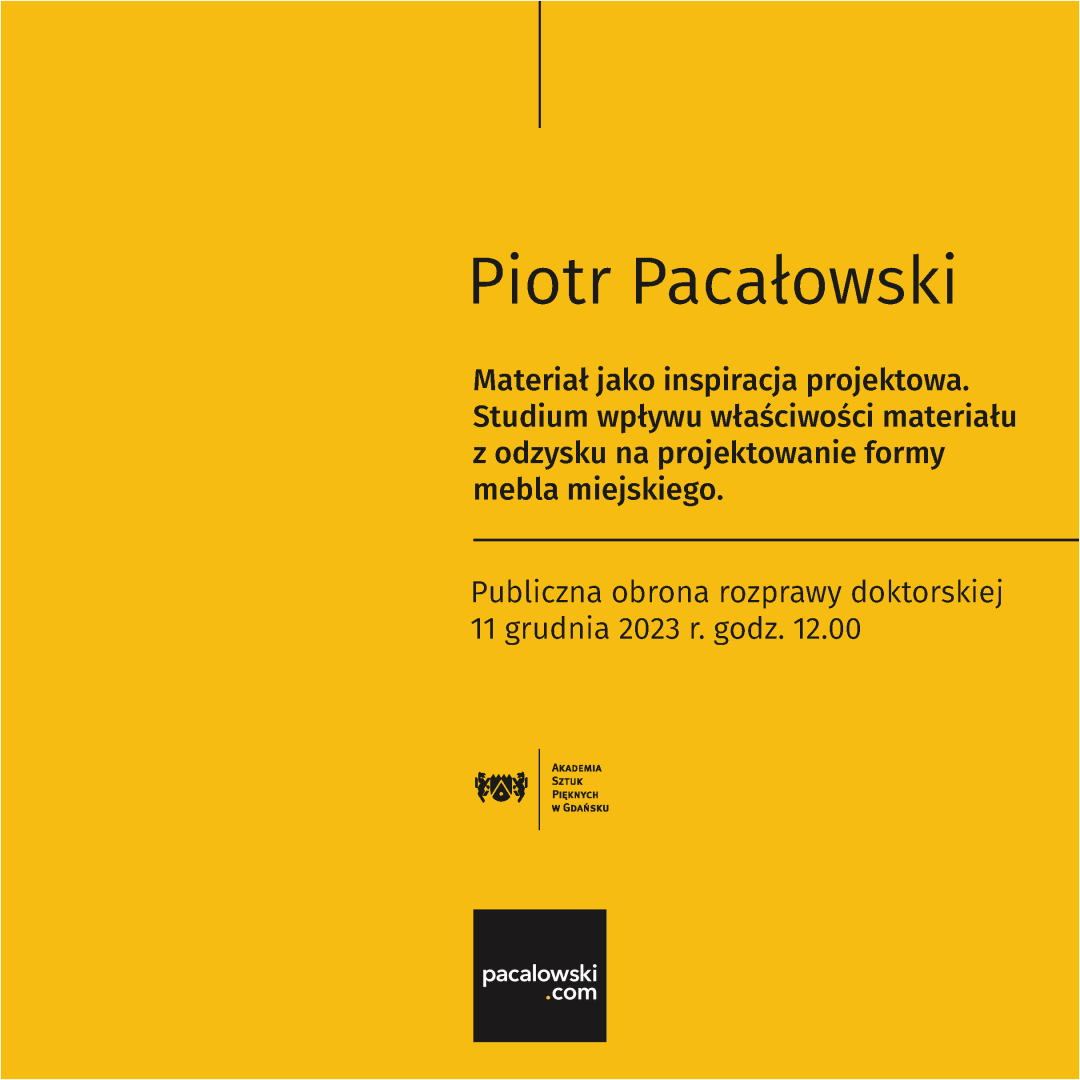 Publiczna obrona rozprawy doktorskiej Piotra Pacałowskiego