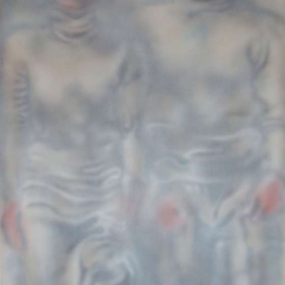 Cherez le mage; bielowodie 80x70 cm, 2021