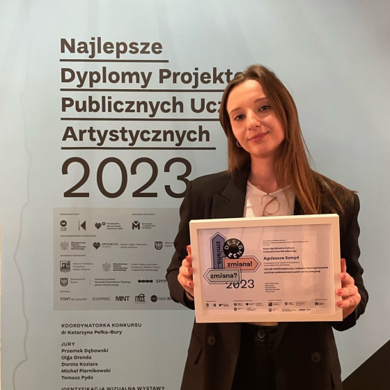 Nagroda MKiDN dla absolwentki Wydziału Wzornictwa