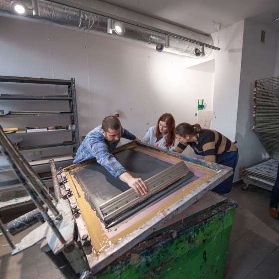 Warsztaty Akademia Otwarta | Serigrafia