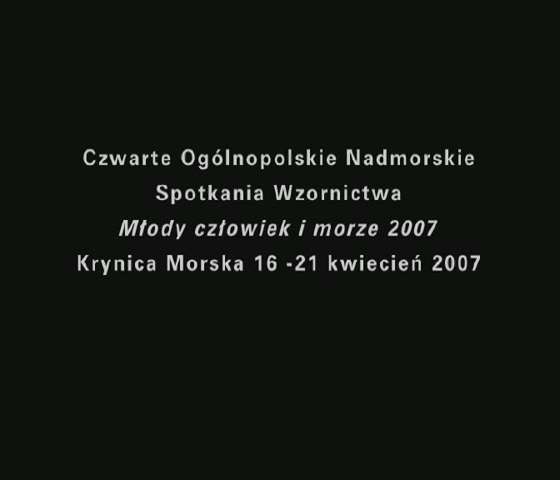 Młody człowiek i morze 2007 - 1