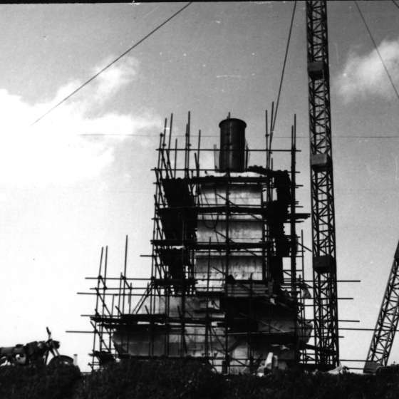 Montaż pomnika; Westerplatte; 1964-1966; I/A/3/100