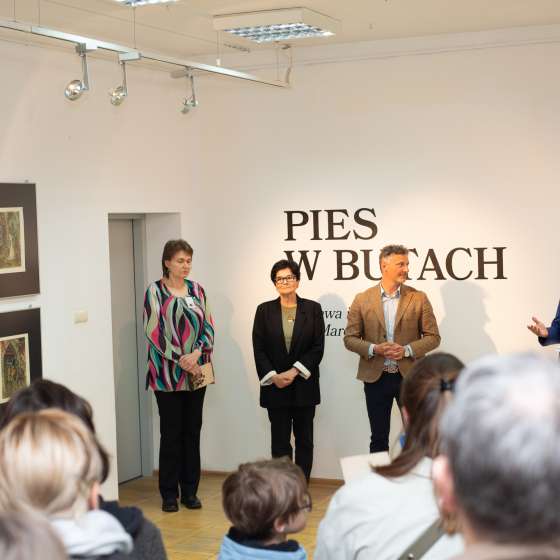 Pies w butach. Wystawa ilustracji Jana Marcina Szancera - 46