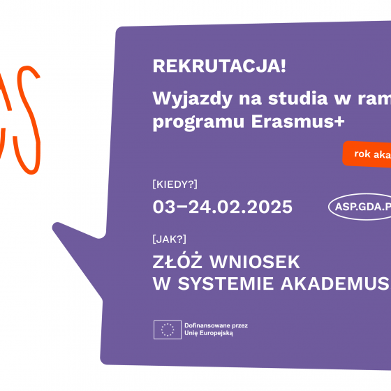 Rekrutacja na wyjazdy na studia w ramach programu Erasmus+ 