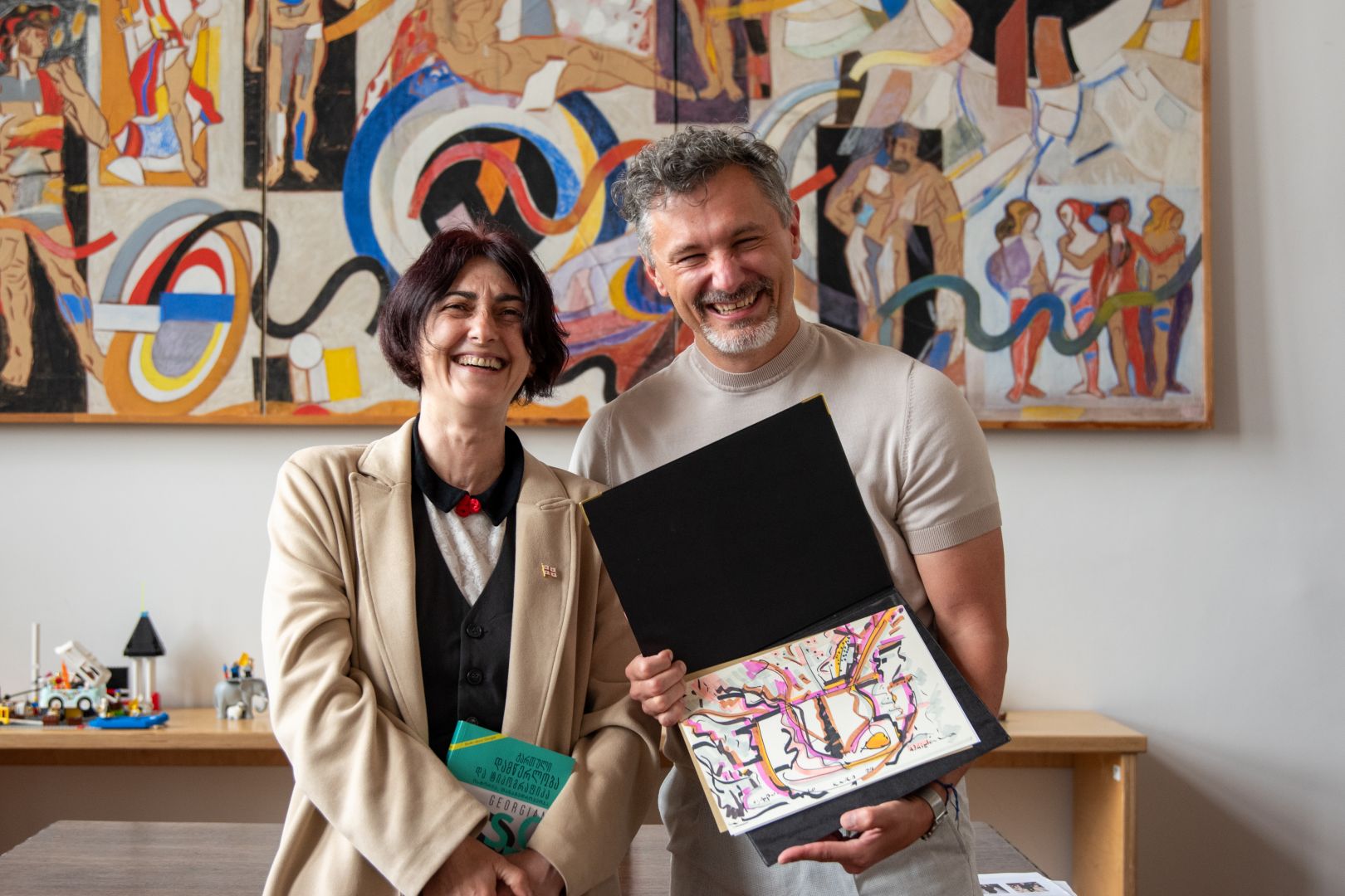 Wizyta prof. Baii Sikharulidze z Tbilisi State Academy of Arts