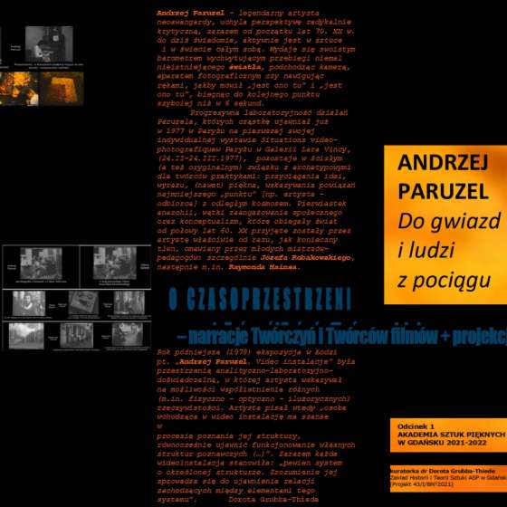 O CZASOPRZESTRZENI. Narracje Twórczyń  i Twórców filmów + projekcje
