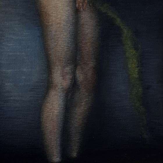 Bez tytułu, Technika olejna, 18x24 cm, 2020