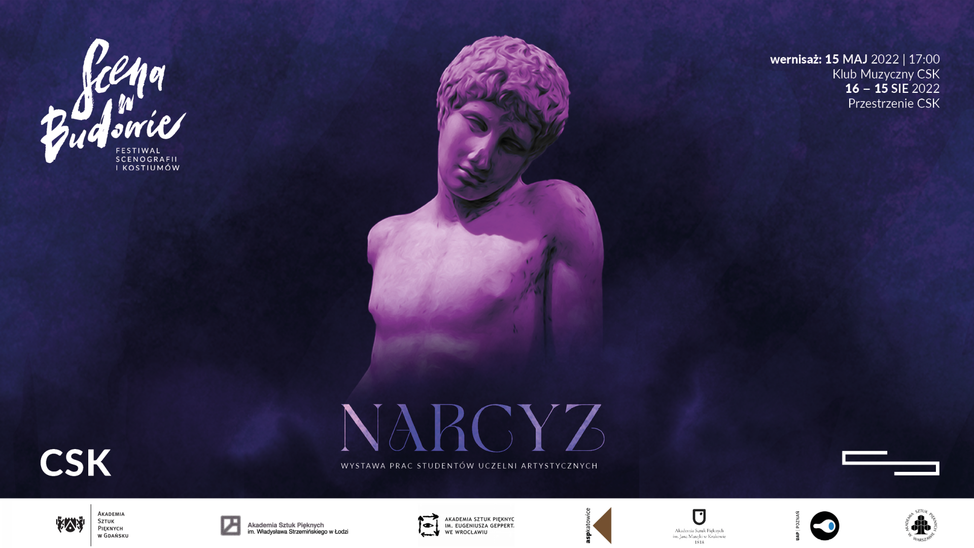 Studenci ASP biorą udział w wystawie „Narcyz” w ramach festiwalu „Scena w Budowie”