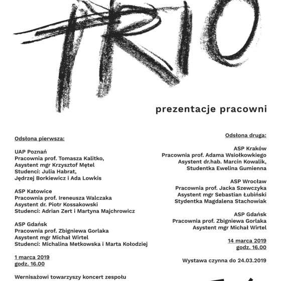 Trio. Prezentacje pracowni