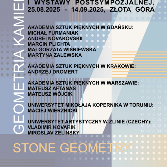 VII Międzynarodowe Sympozjum Rzeźby w Granicie pt. „Geometria Kamienia” 2025 - 2