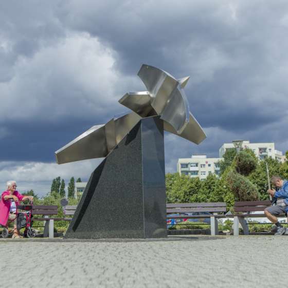 „Awiator” – rzeźba plenerowa; Gdańsk