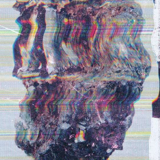 Azuryt Malachit, skan formacji skalnej z ekranu tabletu, druk cyfrowy, 200x142 cm