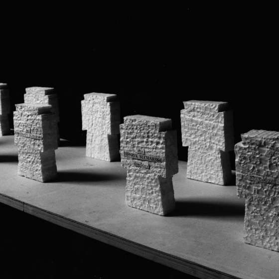 Projekt Cmentarza Poległych Obrońców Westerplatte; 1986-1987; I/A/8/3