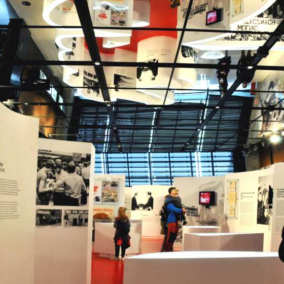 Projekt wystawy stałej, Europejskie Centrum Solidarności; Gdańsk