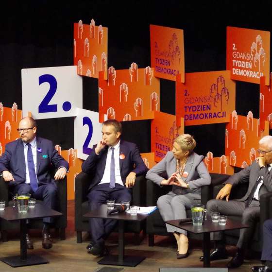 Gdański Tydzień Demokracji - identyfikacja wizualna