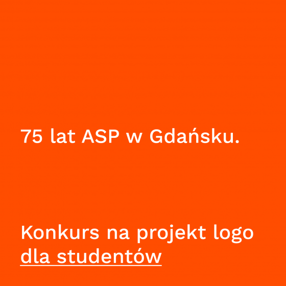 Konkurs na projekt logo dla studentów z okazji 75-lecia ASP!