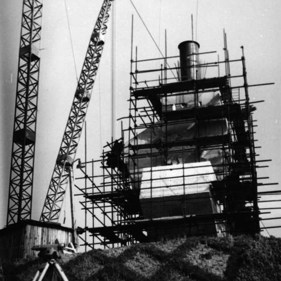 Montaż pomnika; Westerplatte; 1964-1966; I/A/3/96