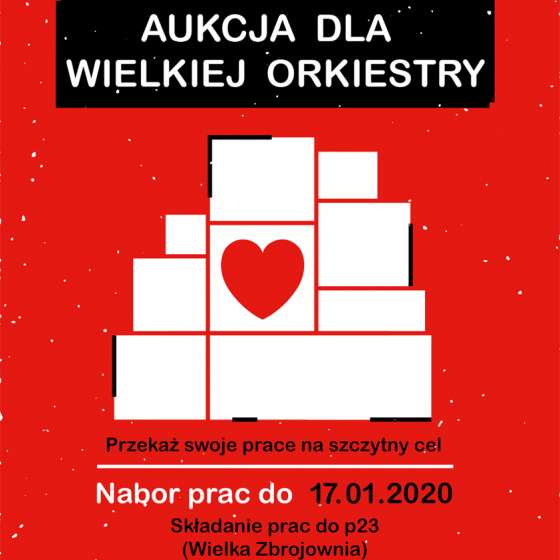 Open Call. Nabór prac na Aukcję dla WOŚP ASP