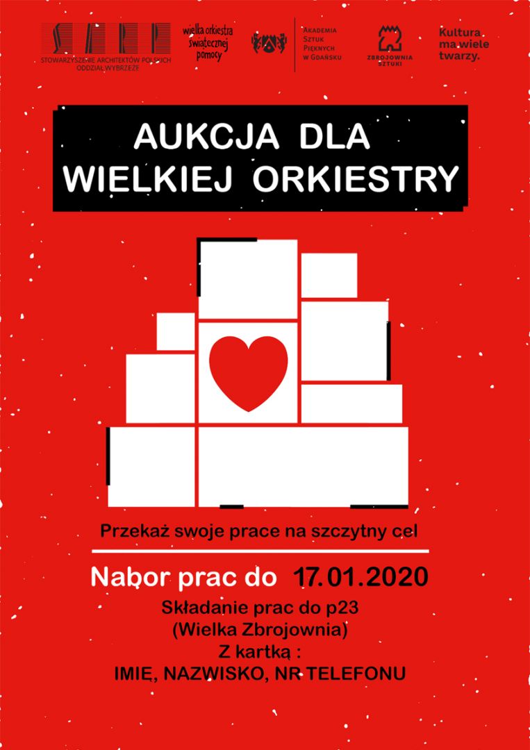 Open Call. Nabór prac na Aukcję dla WOŚP ASP