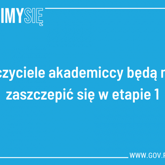 Szczepienia przeciwko covid-19 – informacja 