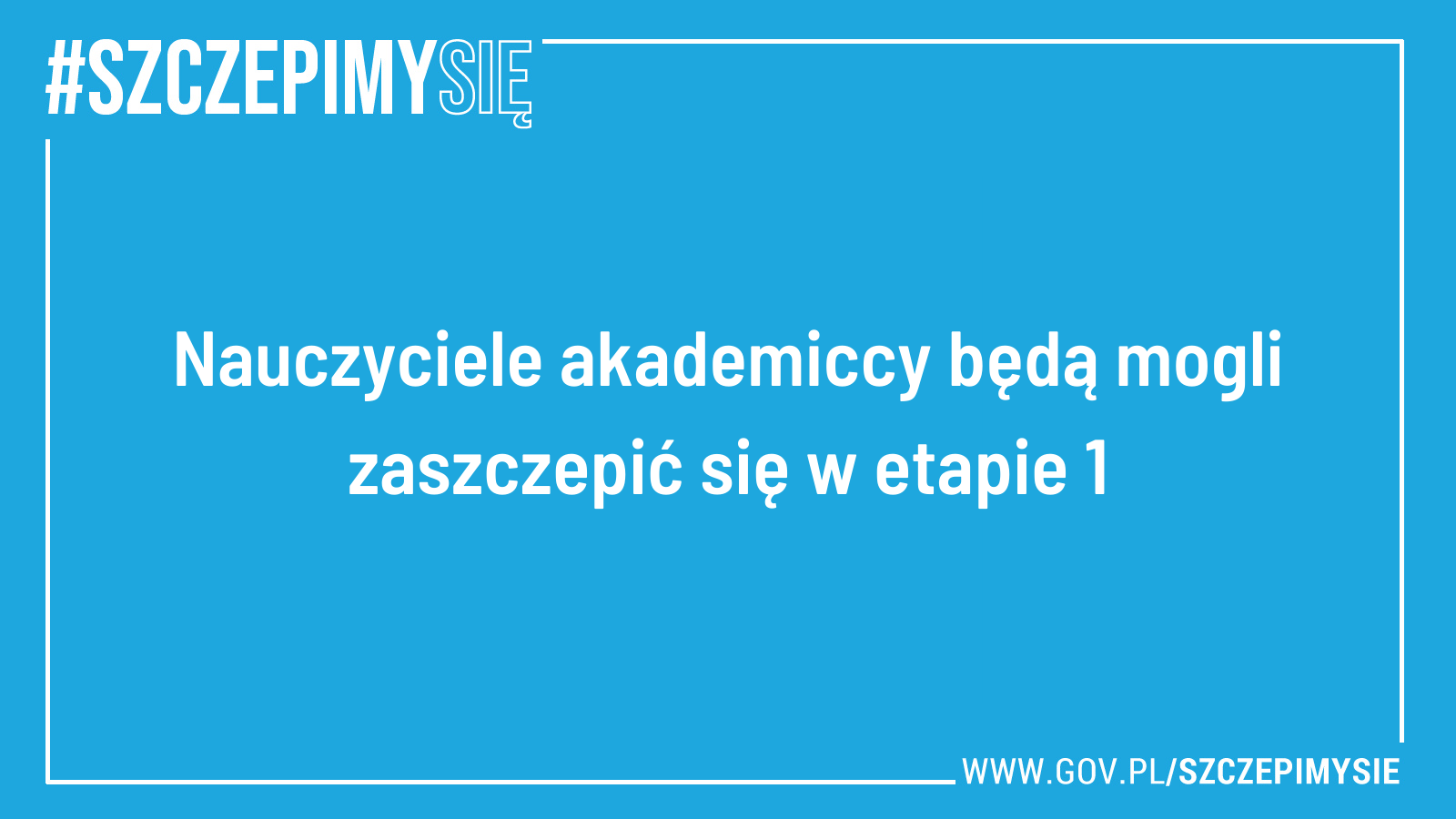 Szczepienia przeciwko covid-19 – informacja 