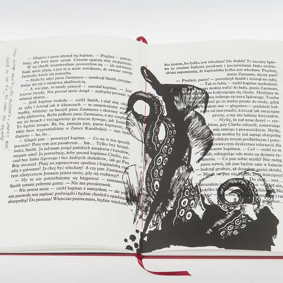 Dziennik podróży - ilustracje do opowiadania Witolda Gombrowicza pt. „Zdarzenia na brygu Banbury”