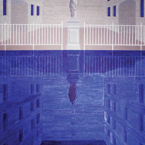 180 stopni, 180x130 cm, olej na płótnie
